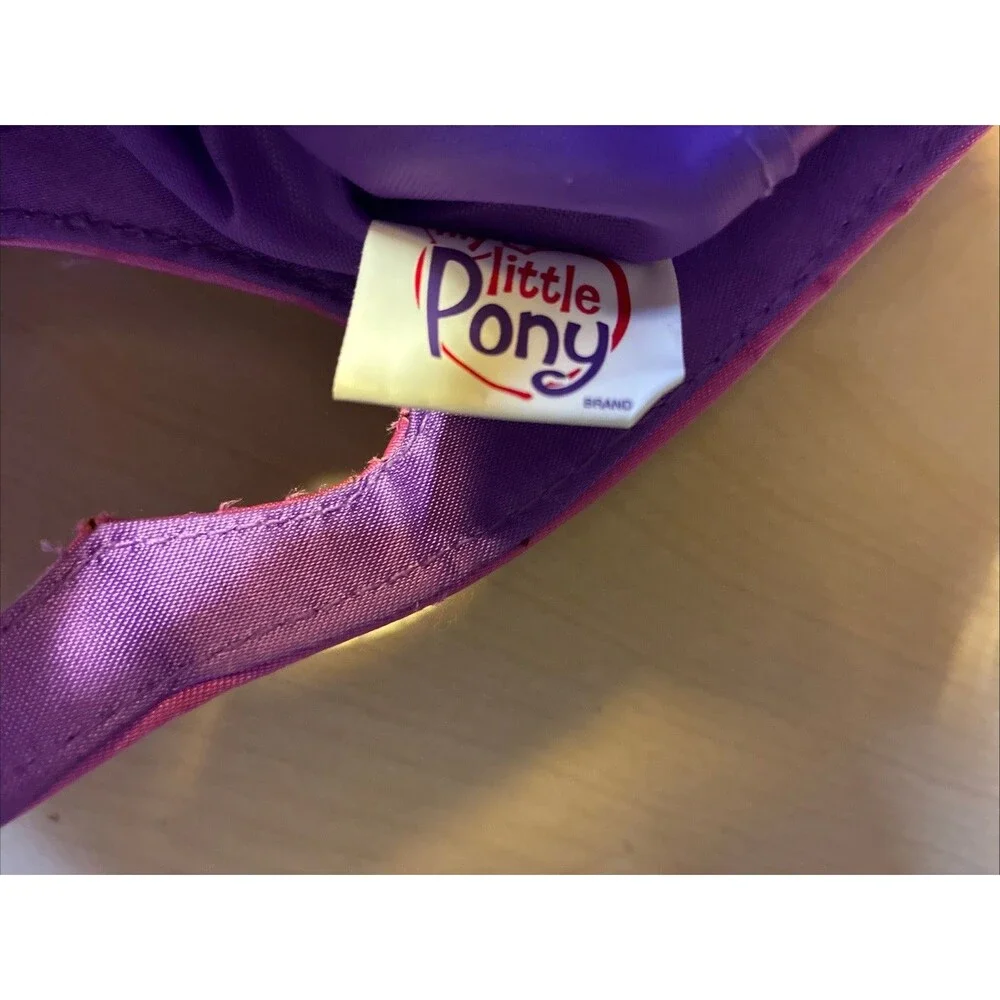 \ RARE Hasbro My Little Pony girl's Purple handbag  carrier bag purse VTG 2004
